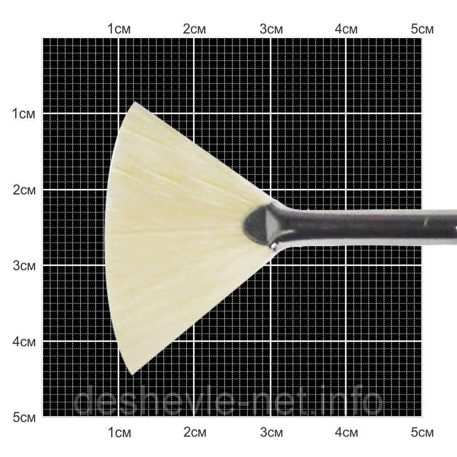 Щетина віялова, 6007, No2, д.р. пензель KOLOS