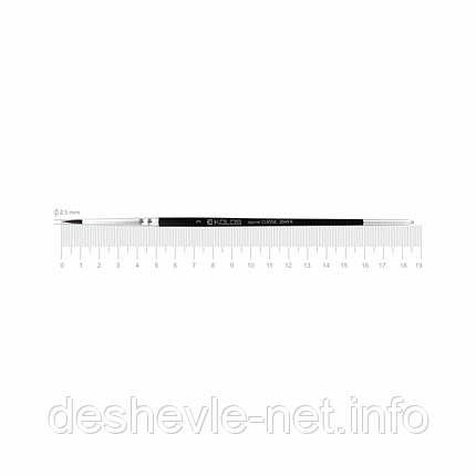 Білка кругла, Classic 3049R, No3, к.р. пензель KOLOS, фото 1