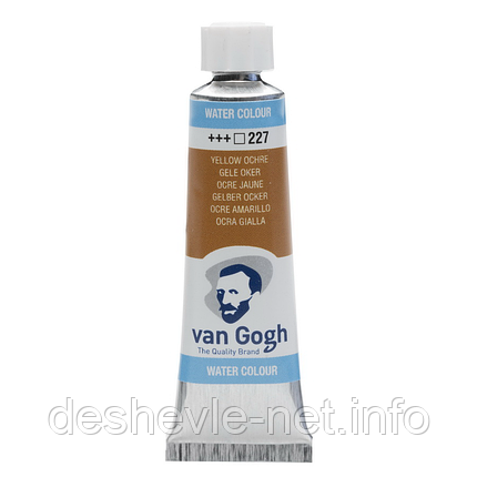 Фарба акварельна Van Gogh (227), Охра жовта, туба 10 мл, Royal Talens, фото 1