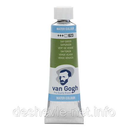 Фарба акварельна Van Gogh (623), Соковитий зелений, туба 10 мл, Royal Talens, фото 1
