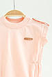 Боді-футболка "Bernadette", Персикова, фото 4