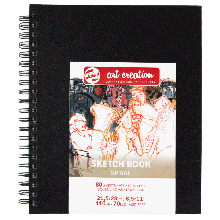 Блокнот на спіралі Talens Art Creation, 21,5*28 см, 110 г/м2, 80 л, Royal Talens