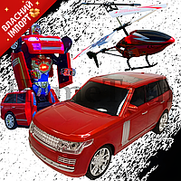 Машинка на пульті керування джип - робот (трансформер) для дітей Радіокерований позашляховик Джип на радіоуправлінні для дитини