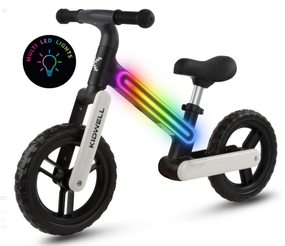 Беговел Kidwell Suno для дітей з LED-підсвіткою Чорний 5906601707148