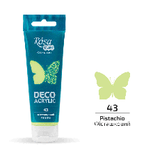 Акрил для декору, Фісташковий (43), матовий, 75 мл, ROSA Talent