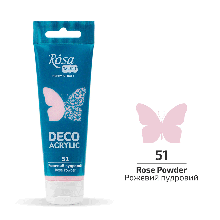 Акрил для декору, Рожева пудра (51), матовий, 75 мл, ROSA Talent