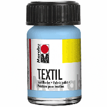 Фарба акрилова (090) Небесно-блакитна, 15 мл, д/св. тканин, Marabu