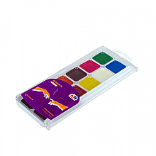 Набір медової акварелі "Творчість", 12 кв., пензлики, ГАММА