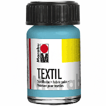 Фарба акрилова, (091) Лагуна, 15 мл, д/св. тканин, Marabu