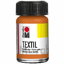 Фарба акрилова (013) Жовтогаряча, 15 мл, д/св. тканин, Marabu