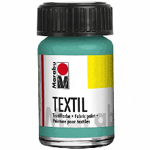 Фарба акрилова, (297) Карибська зелена, 15 мл, д/св. тканин, Marabu