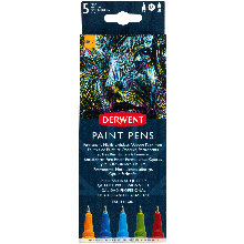 Набір кольорових ручок PAINT PEN PALETTE No2, 5 шт., Derwent