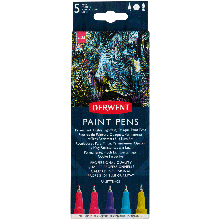 Набір кольорових ручок PAINT PEN PALETTE No3, 5 шт., Derwent