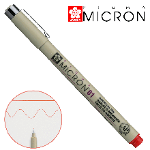 Лінер PIGMA MICRON (0.1), 0,25 мм, Червоний, Sakura