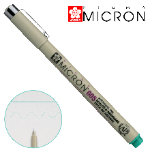 Лінер PIGMA MICRON (0.05), 0,2 мм, Зелений, Sakura