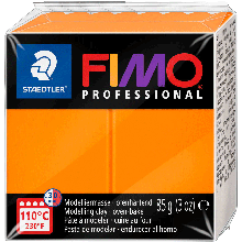 Пластика Professional, Жовтогаряча, 85 г, Fimo