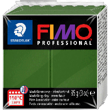 Пластика Professional, Зелена трав'яна, 85 г, Fimo