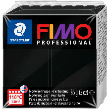 Пластика Professional, Чорна, 85 г, Fimo