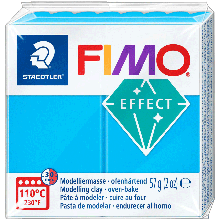 Пластика Effect, Синя напівпрозора, 57 г, Fimo
