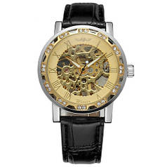 Winner 8012 Diamonds Automatic Black-Silver-Gold