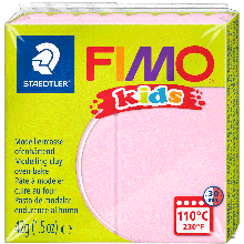 Пластика Fimo kids, Рожева перламутрова, 42 г, Fimo