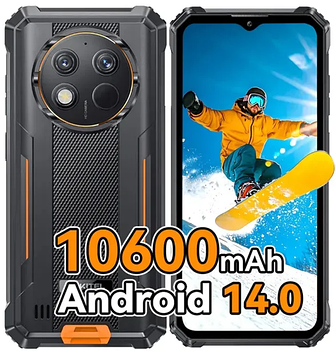 Захищений смартфон Oukitel G1 Orange NFC 48MP 10600mAh 6/256gb 4G LTE