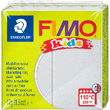 Пластика Fimo kids, Сіра світла, 42 г, Fimo