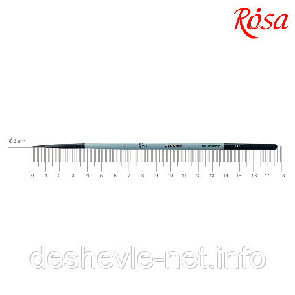 Синтетика кругла, STREAM 132, No0, к.р. пензлик ROSA, фото 1