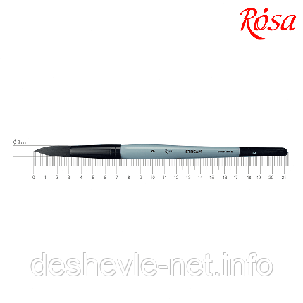 Синтетика кругла, STREAM 132, No9, к.р. пензель ROSA, фото 1