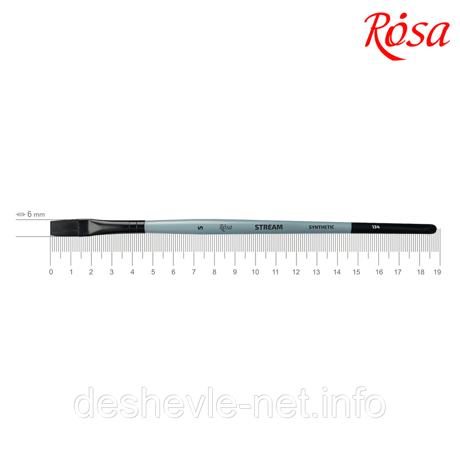 Синтетика плоска, STREAM 134, No5, к.р. пензель ROSA
