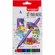 Набір лінерів FINELINER, 12 кв., Bruynzeel