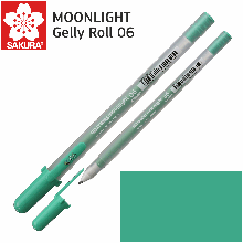 Ручка гелева MOONLIGHT Gelly Roll 06, Зелений трав'яний, Sakura