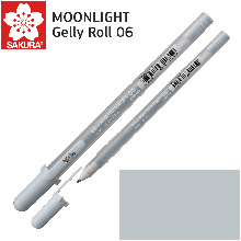 Ручка гелева MOONLIGHT Gelly Roll 06, Блакитнувато-сірий, Sakura