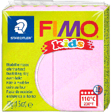 Пластика Fimo kids, Рожева світла, 42 г, Fimo