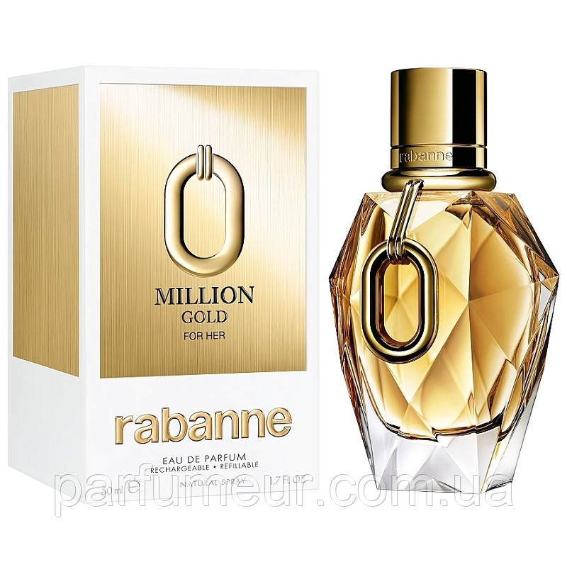 Million Gold For Her Paco Rabanne парфумована вода 50 мл, фото 1