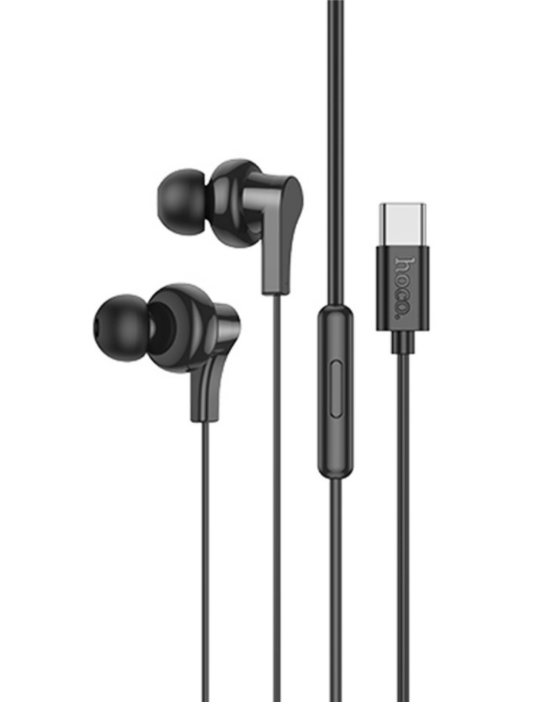 Навушники вакуумні Hoco M114 Type-C з мікрофоном black