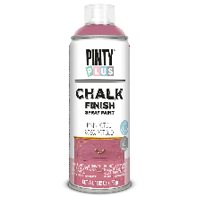 Фарба-аерозоль на водній основі Chalk-finish, Рожева темна, 400 мл, PINTYPLUS