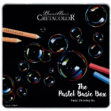 Набір пастелі та олівців THE PASTEL BASIC BOX, 27 шт., мет.кор., Cretacolor