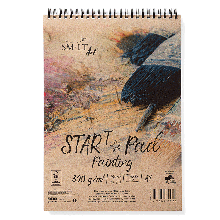 Альбом на спіралі STAR T (mixed media) А4, 300 г/м2, 20 л, SMILTAINIS
