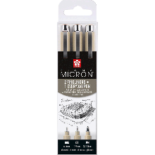 Набір лінерів PIGMA MICRON URBAN 3шт., Sakura