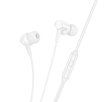 Навушники вакуумні Hoco M112 Jack 3.5 white