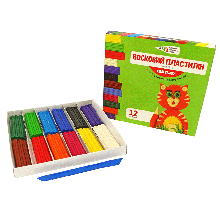 Пластилін воскова Craft&Joy 12 кольорів, 144 г, ГАММА