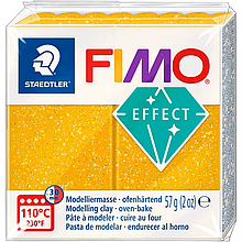 Пластика Effect, Золото з блискітками, 57 г, Fimo