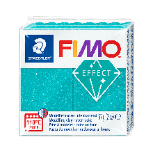 Пластика Effect, Бірюзова галактика, 57 г, Fimo