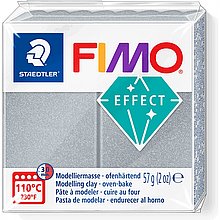 Пластика Effect, Срібло металік, 57 г, Fimo