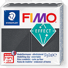 Пластика Effect, Сірий металік, 57 г, Fimo