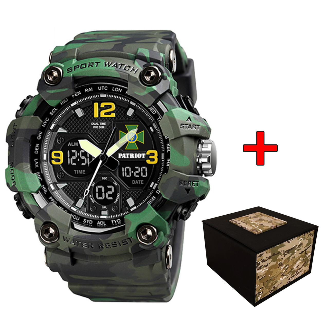 Patriot 006CMGRDPS ДПС Зелений камуфляж + Коробка, фото 1