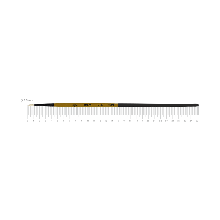 Щетина кругла, AMBER 2306R, No1, д.р. пензель ROSA