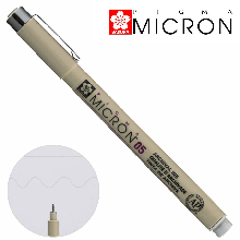 Лінер PIGMA MICRON (0.5), 0,45мм Сірий, Світлий, Sakura