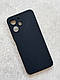 Чохол на Редмі 12 чорний силіконовий. Чохол на Xiaomi Redmi 12 чорний силіконовий - фото 1 - id-p2584515831